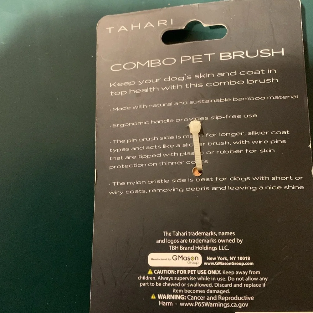 Bamboo Combo Pet Brush